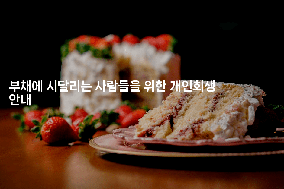 부채에 시달리는 사람들을 위한 개인회생 안내-스타픽