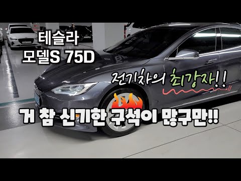 [테슬라 모델S 75D] 대세는 전기차다!! 전기차의 최강자 신차급 테슬라 모델S