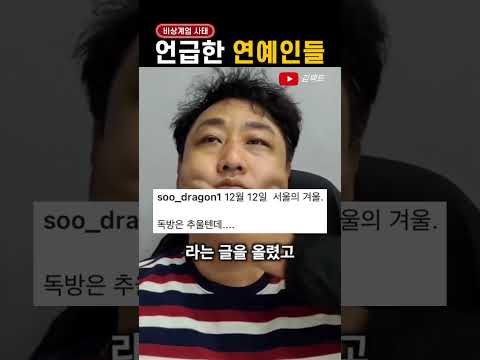 '비상계엄' 언급한 연예인들